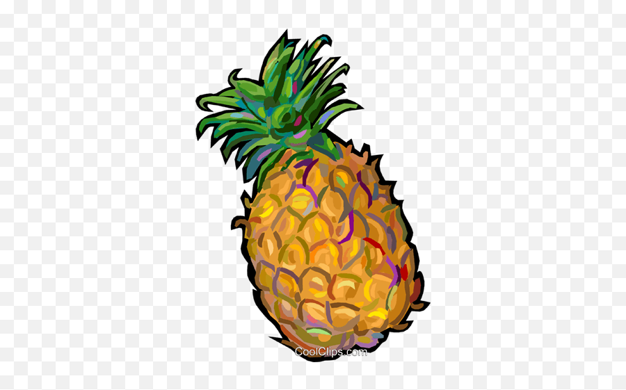 Pineapples Royalty Free Vector Clip Art Illustration - Vetores Abacaxi Png Emoji,Pineapple Clipart