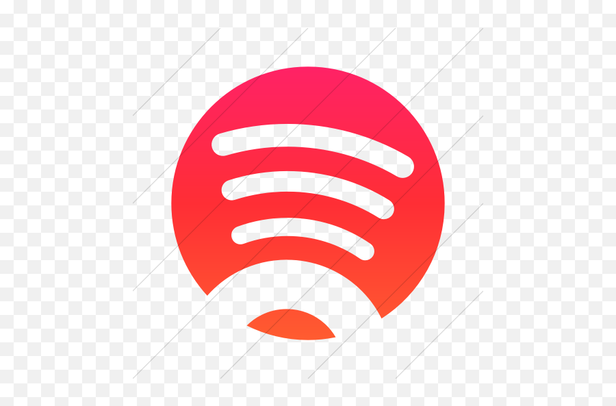 Simple Ios Orange Gradient Foundation 3 - Spotify Emoji,Aesthetic Spotify Logo