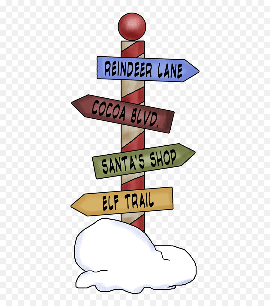 North Pole Sign Png Transparent Clipart - Language Emoji,North Pole Clipart