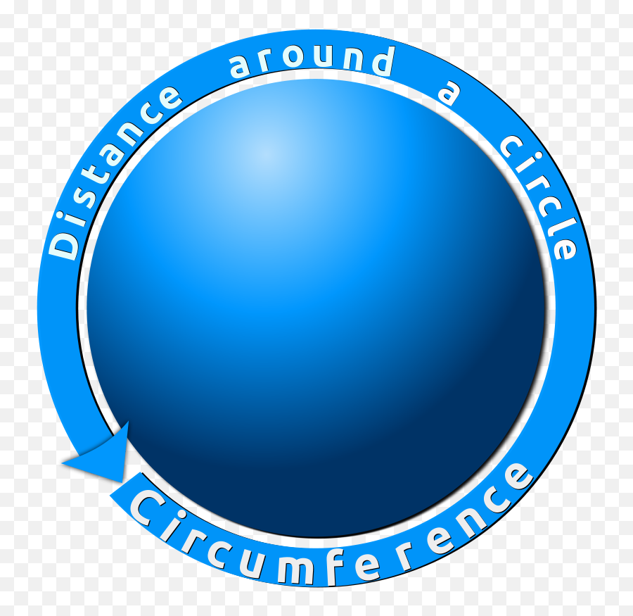 Circumference Of A Circle Clipart - Circumference Clipart Emoji,Circle Clipart