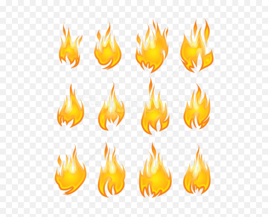 Flame Clipart Png Transparent Images - Flamme Png Emoji,Flame Clipart