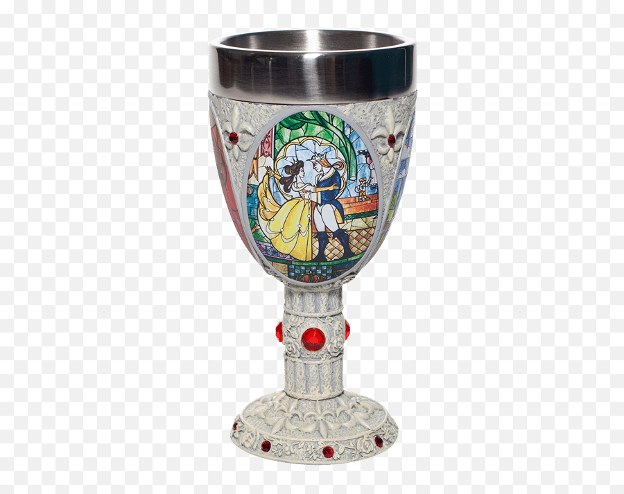 Disney Showcase Beauty And The Beast Decorative Goblet - Disney Goblet Emoji,Beauty And The Beast Png