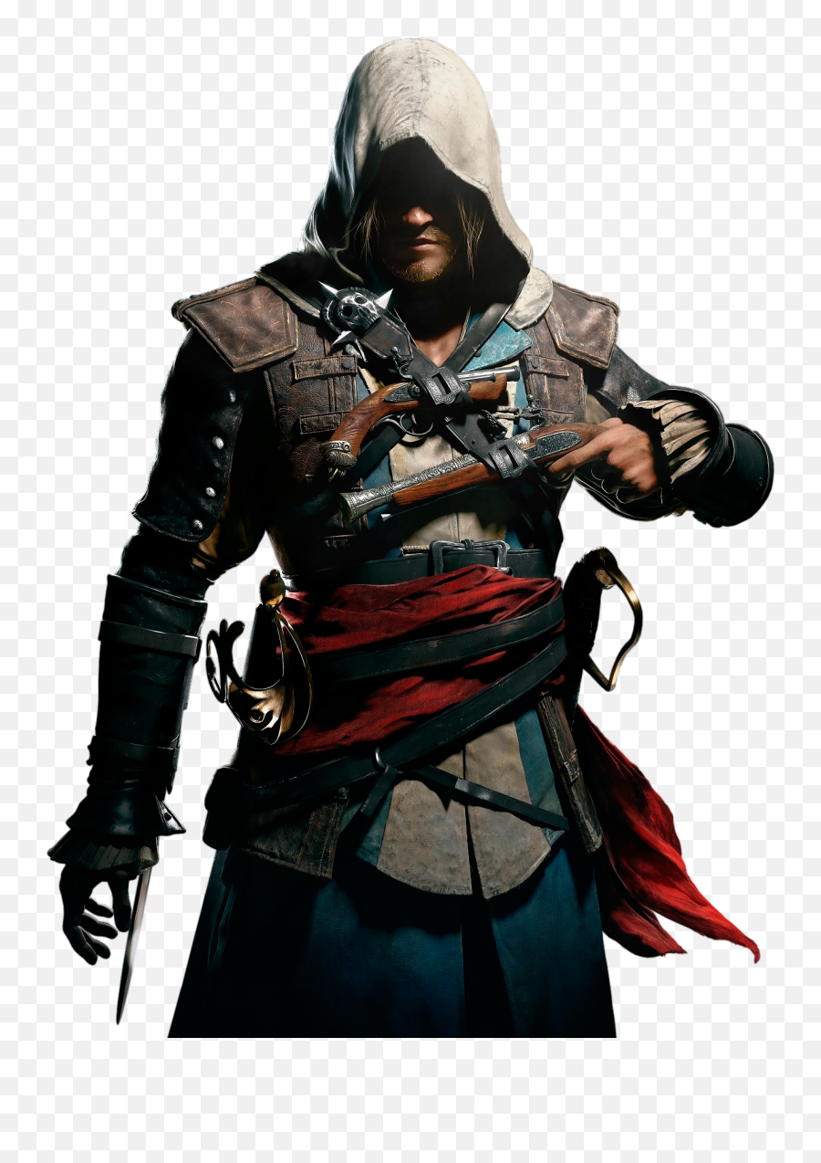 Assassins Creed Hd Png Transparent Assas 923416 - Png Creed Black Flag Edward Kenway Emoji,Assassin's Creed Black Flag Logo