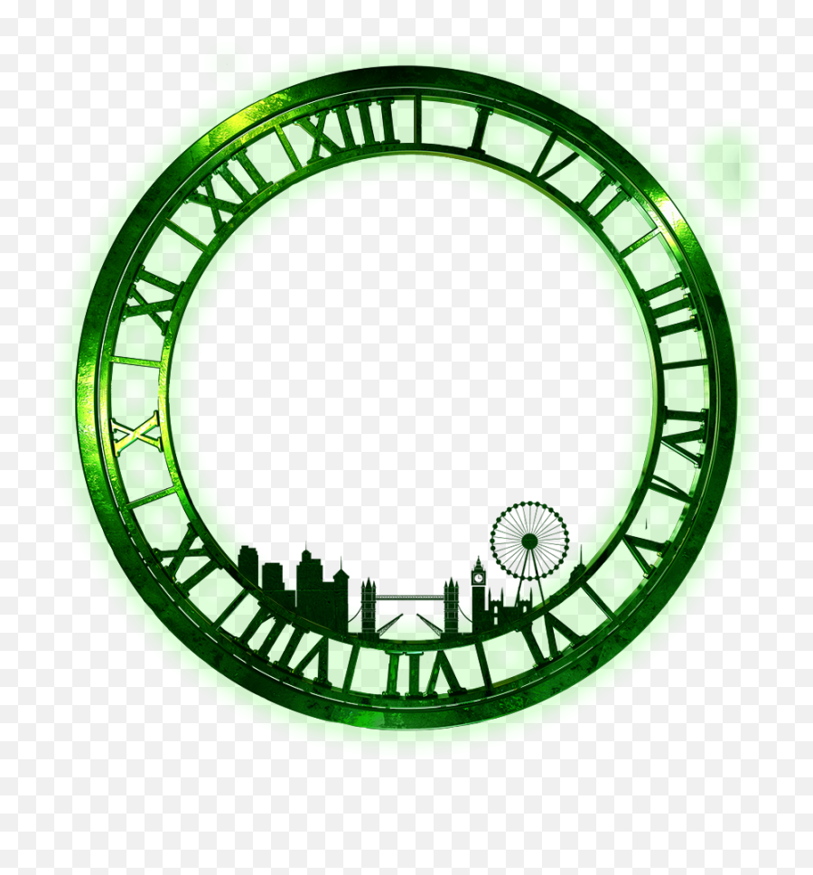 Clock - Wicked Png Emerald City Emoji,Musical Clipart