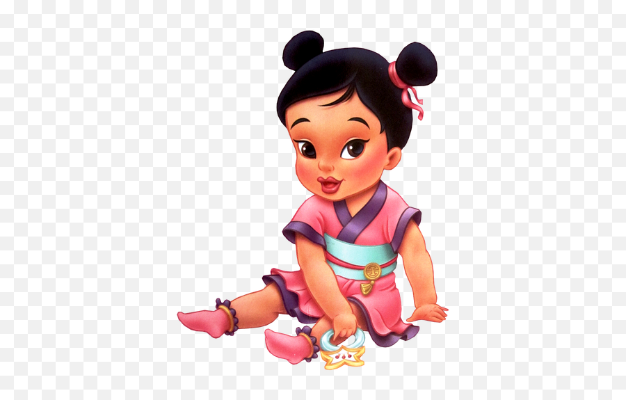 Disney Princess Babies Baby Disney - Baby Mulan Emoji,Mulan Transparent