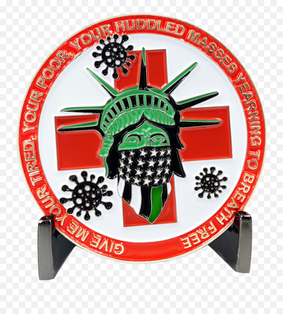 Cl6 - 16 Statue Of Liberty Thin Green Line Police Task Force Dot Emoji,Statue Of Liberty Logo