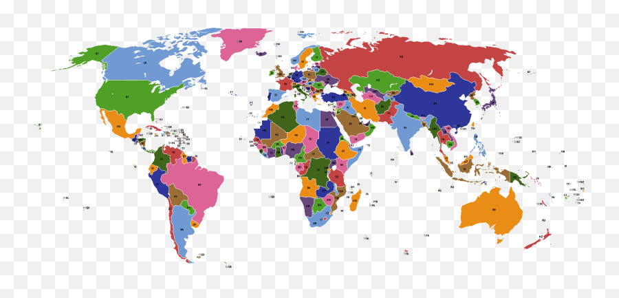 World Map Political Iso - Map World 2010 Blank Emoji,World Map Png