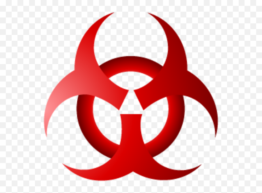 Bio Hazard 256 Free Images At Clkercom - Vector Clip Art Emoji,Hazard Png