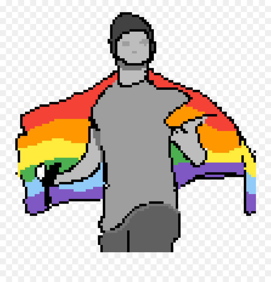 Pixilart - Tyler Joseph And The Pride Flag By Mediocremyles Emoji,Tyler Joseph Png