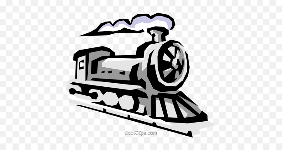 Locomotive Royalty Free Vector Clip Art Illustration Emoji,Steam Train Clipart
