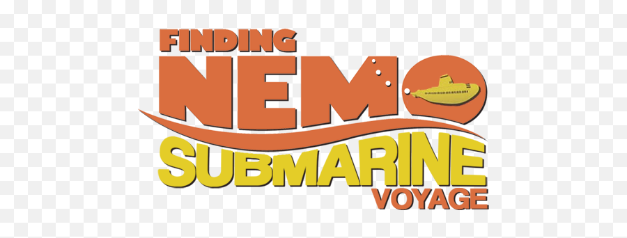 Recreated Logo - Finding Nemo Submarine Voyage Finding Finding Nemo Submarine Voyage Logo Emoji,Submarine Clipart