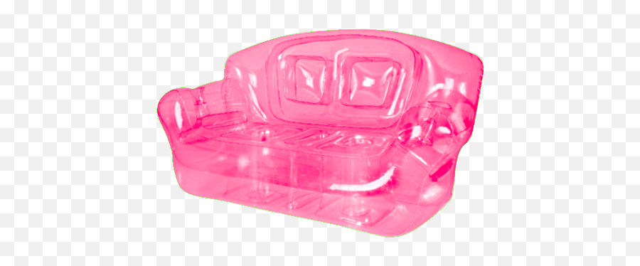 Download Pink Png Transparent Plastic - Inflatable Furniture Inflatable Kids Couch Emoji,90s Png