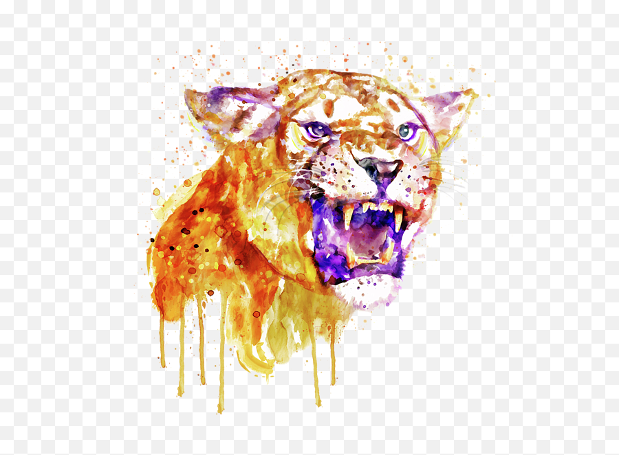 Bleed Area May Not Be Visible - Watercolor Lioness Full Lioness Art Emoji,Lioness Png