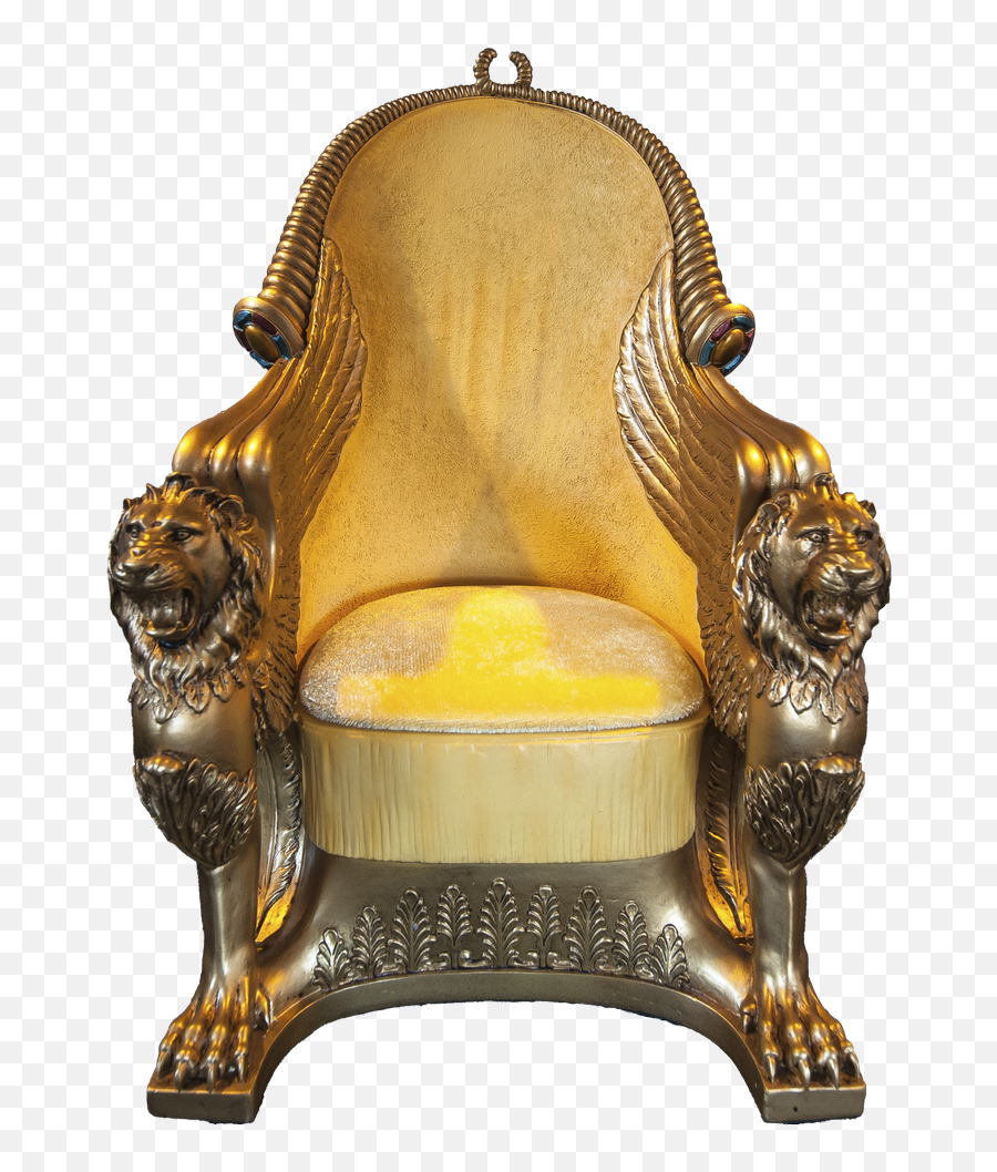 Gold Throne Png Image - Golden Throne Png Emoji,Throne Png