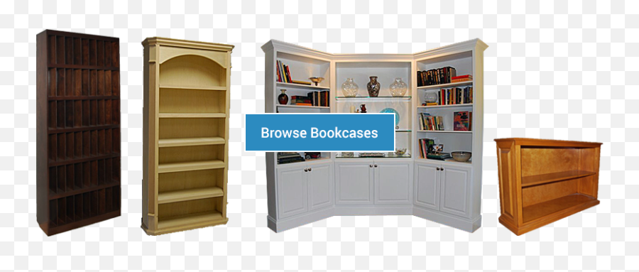 Durham Bookcases Custom Furniture Desks Dressers - Solid Emoji,Transparent Bookshelf
