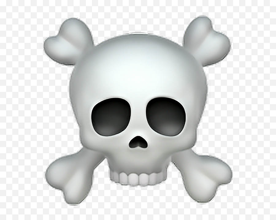 Skull Sticker - Skull Emoji,Skull Emoji Png