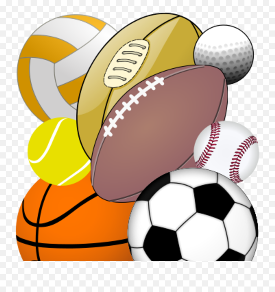 Sports Equipment Clipart Physical Education - Sport Balls Transparent Sports Clipart Emoji,Balls Clipart