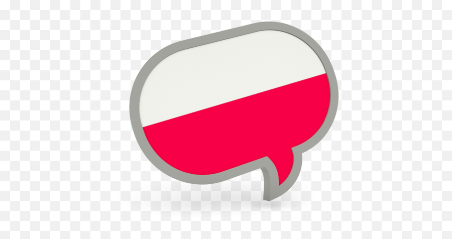 Speech Bubble Icon - Polish Flag Speech Bubble Emoji,Adventurer Logo