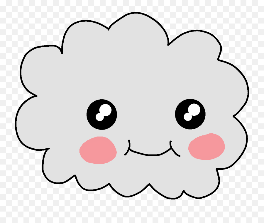Cartoon Cloud Png Gif Clipart - Cloud Cartoon Png Gif Emoji,Cartoon Cloud Png