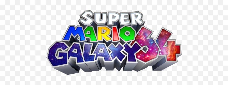 Super Mario Galaxy 64 - Super Mario Galaxy 64 Logo Emoji,Super Mario Logo