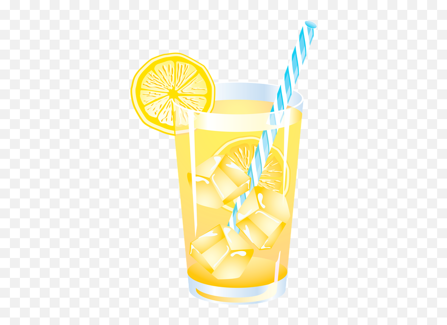 Lemon Summer Drink Png Vector Clipart Clip Art Summer - Clip Art Summer Drink Emoji,Sunrise Clipart