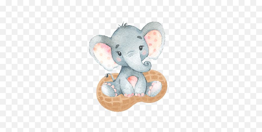 Elephant Baby Shower Girl Emoji,Baby Shower Png