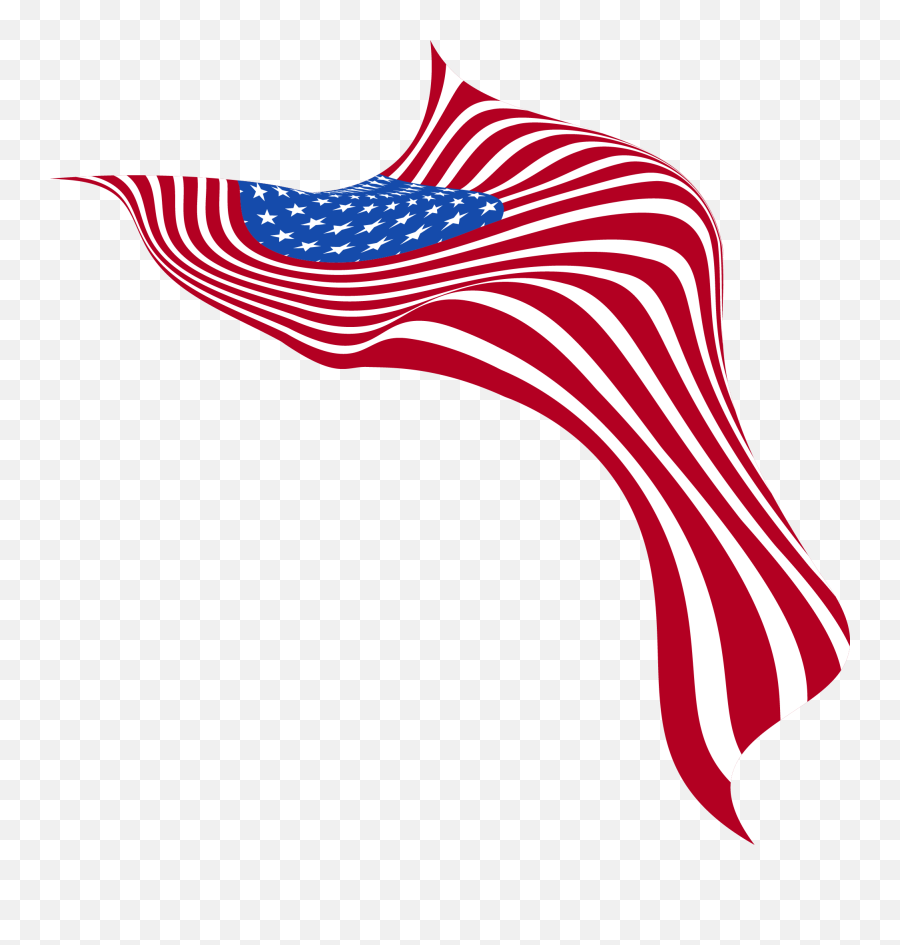 Free Wavy Usa Flags Png And Vector Collection - Myfreedrawings Emoji,America Flag Png
