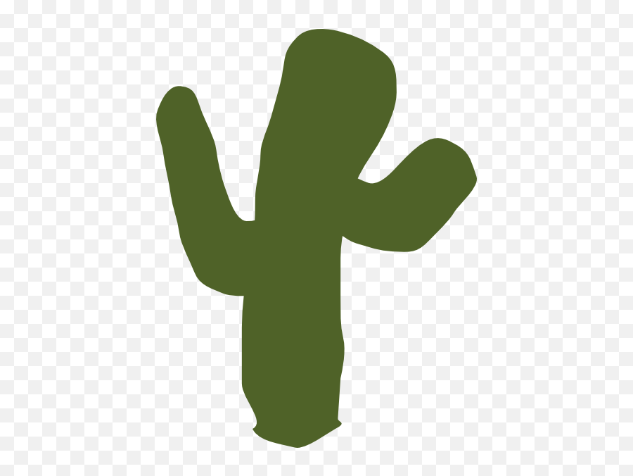 Cactus Pppp Green Dark Clip Art At Clkercom - Vector Clip Emoji,Saguaro Cactus Clipart