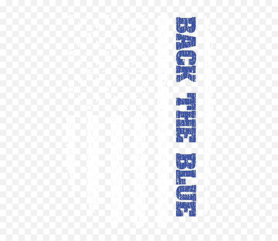 Back The Blue Police Thin Blue Line American Flag Usa Carry Emoji,Thin Blue Line Flag Png