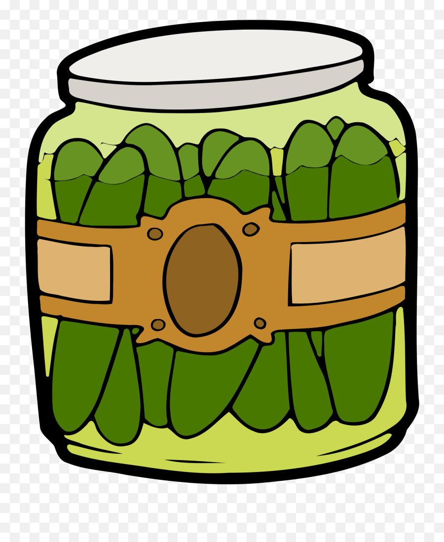 Free Pickles Jar Cliparts Download Free Clip Art Free Clip - Pickle Jar Clipart Emoji,Jar Clipart