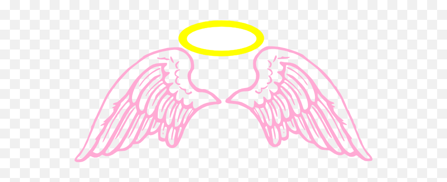 Angels Halo - Baby Pink Angel Wings Png Emoji,Halo Clipart