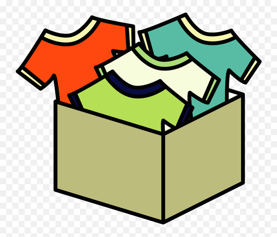 T Shirts In A Box Clipart Free Download Transparent Png - Shirt In Box Clipart Emoji,T Shirt Clipart