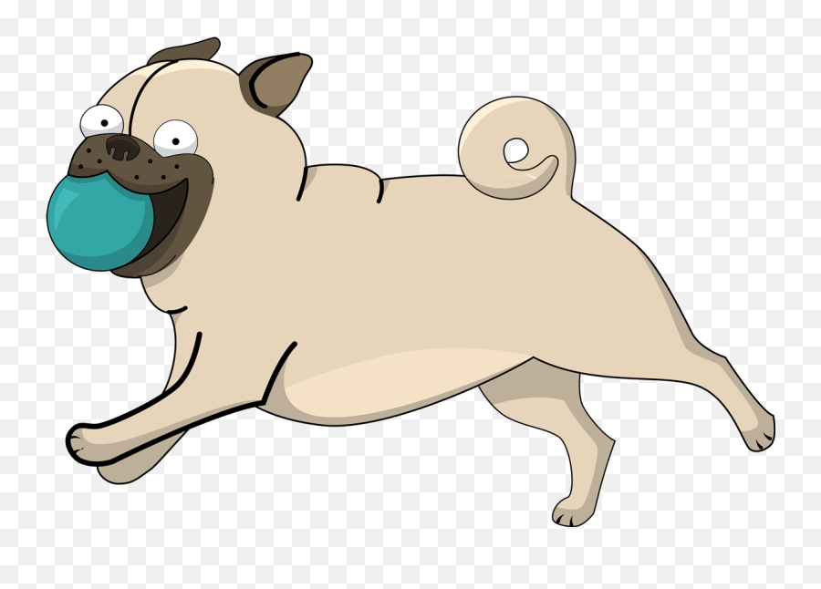 Clipart Dog Pug Clipart Dog Pug - Public Domain Free Dog Clipart Emoji,Pug Clipart