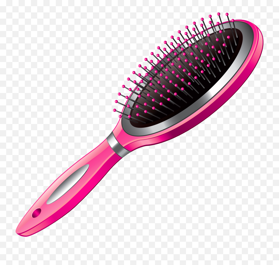 Hair Brush - Transparent Background Hair Brush Png Emoji,Brush Clipart