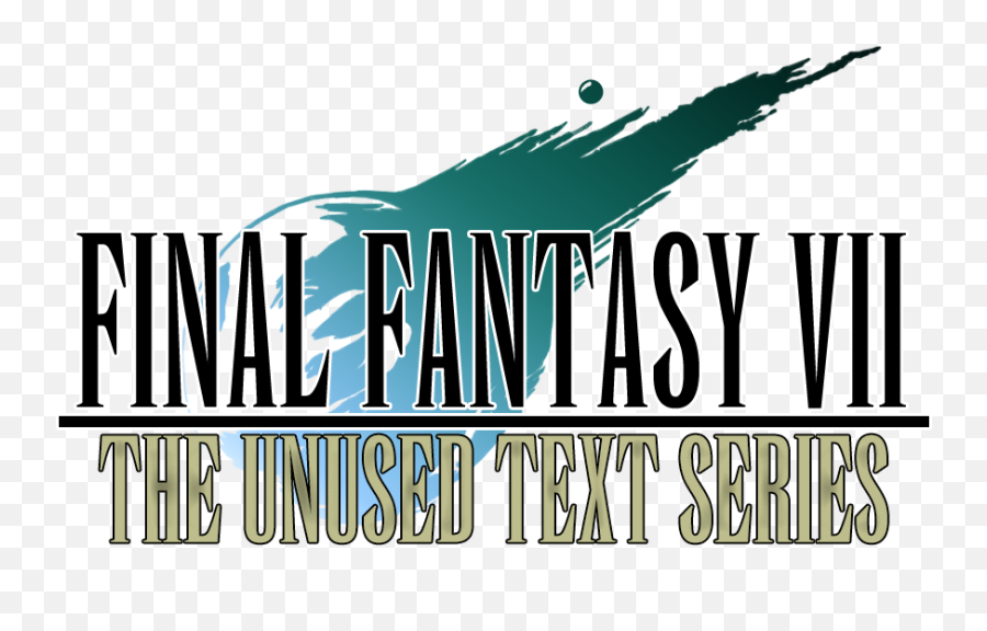 The Unused Text - Final Fantasy 7 Emoji,Ff7 Logo