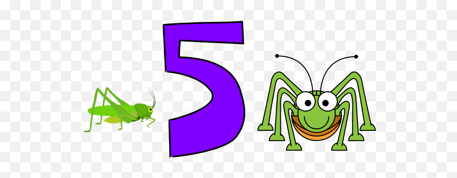 Grasshopper In 5 Clip Art At Clkercom - Vector Clip Art Language Emoji,Grasshopper Clipart