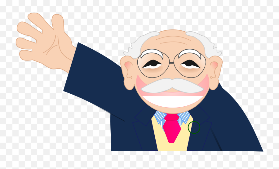 Grandpa Clipart Pensioner Grandpa - Old Man Illustration Png Emoji,Grandpa Clipart