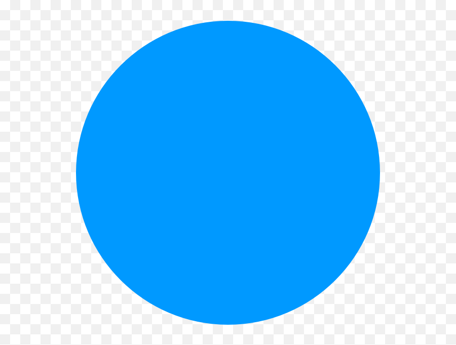Blue Circle Clip Art - Round Blue Circle Png Emoji,Circle Clipart