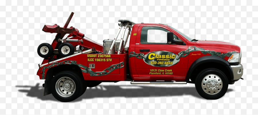 Classic Towing Towing Naperville Tow Company Tow Truck - Tow Truck Wrecker Emoji,Tow Truck Clipart
