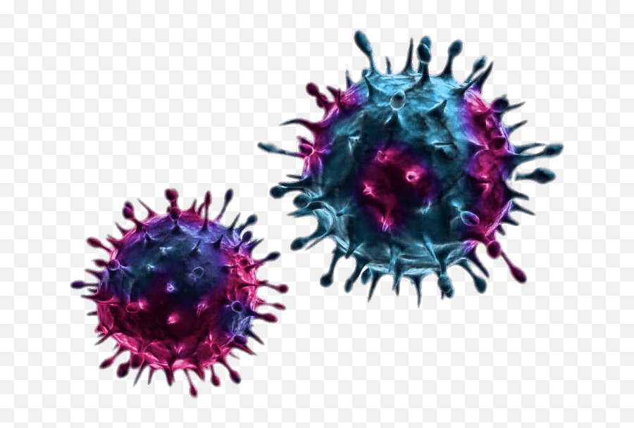 Blue And Purple Viruses Transparent Png - Stickpng Transparent Background Green Virus Png Emoji,Purple Circle Png