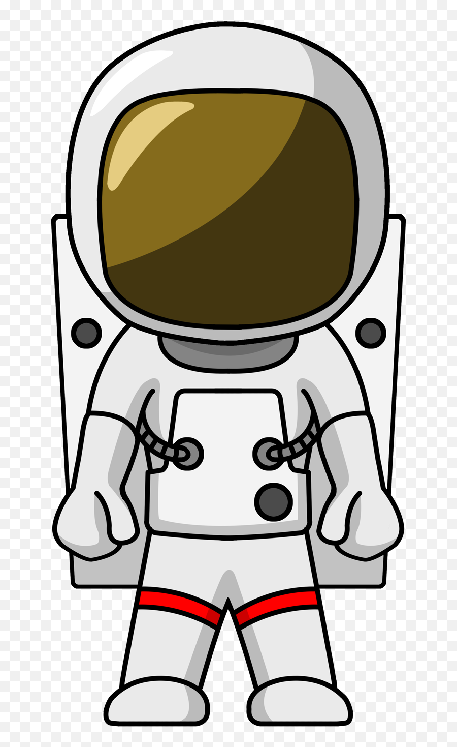 Astronaut Cartoon Astronaut Clip Art - Astronaut Clipart Png Emoji,Astronaut Clipart