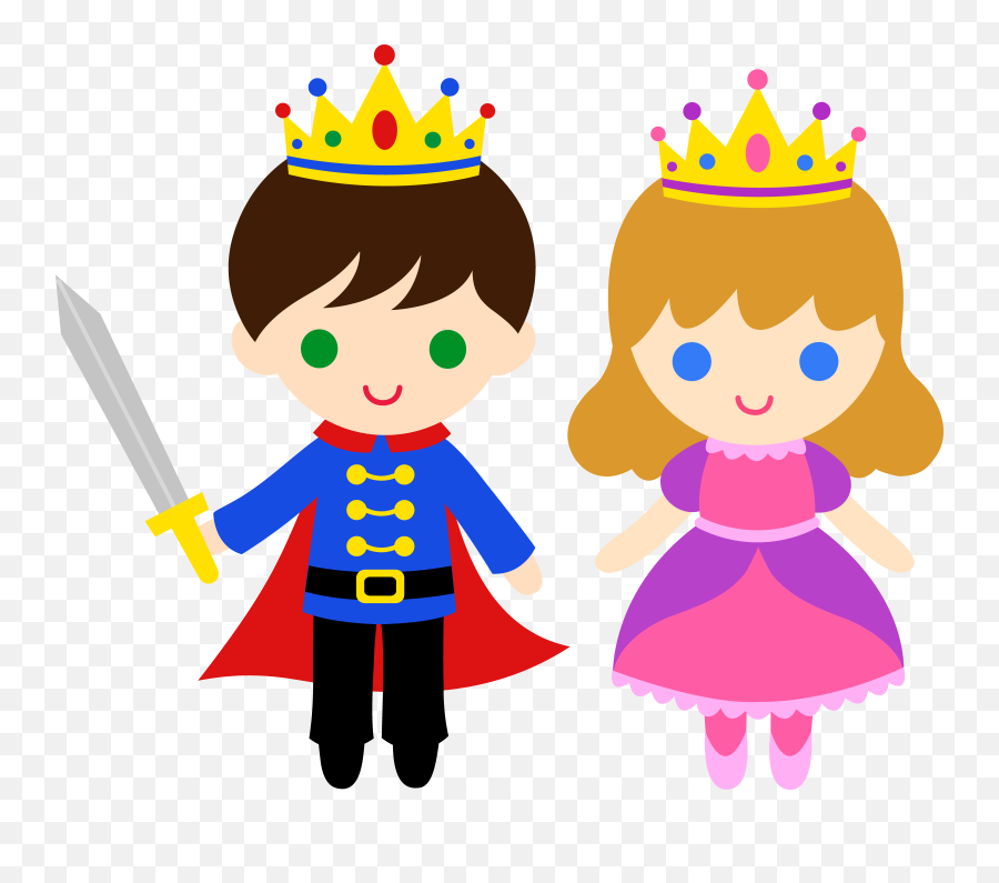 Prince And Princess Clipart Emoji,Princess Clipart