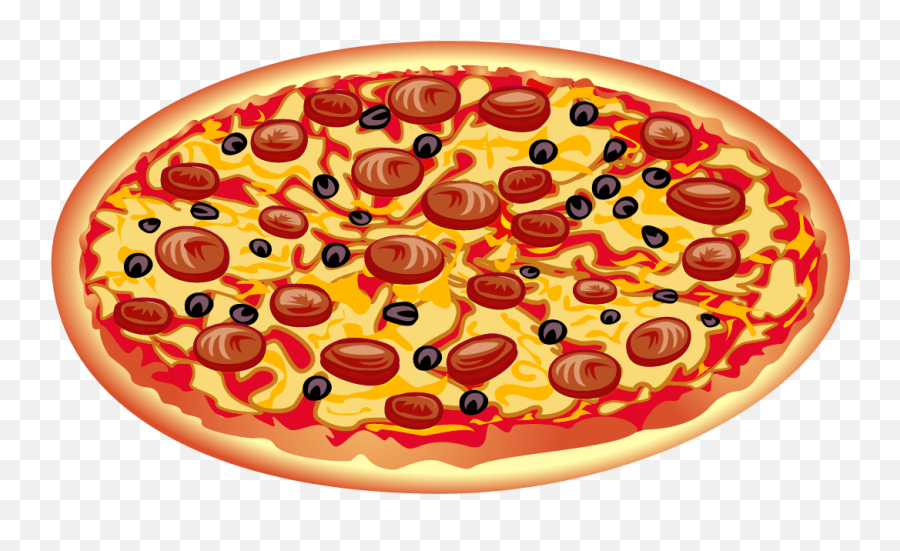 Pepperoni Pizza Clipart Transparent Png - Pizza Clipart Emoji,Pizza Clipart
