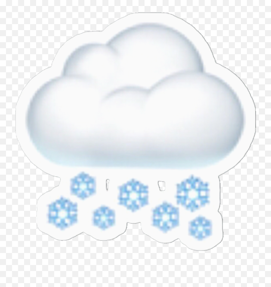Snow Emoji Png Clipart - Dot,Snow Overlay Png