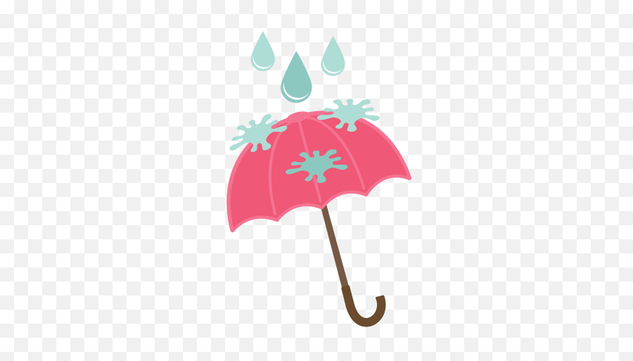 Pin On Cutting Files And Machines Info - Cute Umbrella Rain Clipart Emoji,Rainy Day Clipart
