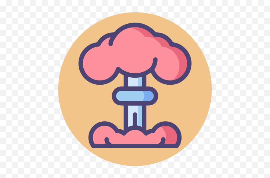 Nuclear Bomb - Nuclear Bomb Flat Icon Emoji,Nuclear Explosion Png