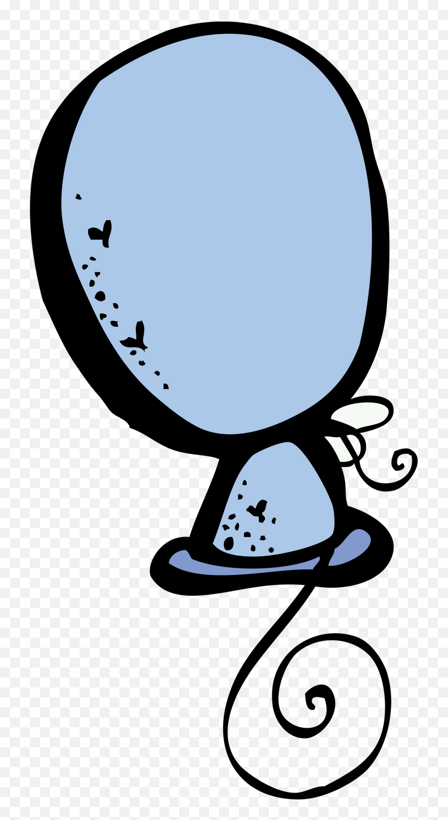 Blue Balloon As A Picture For Clipart - Melonheadz Balloon Clipart Emoji,Blue Balloon Clipart