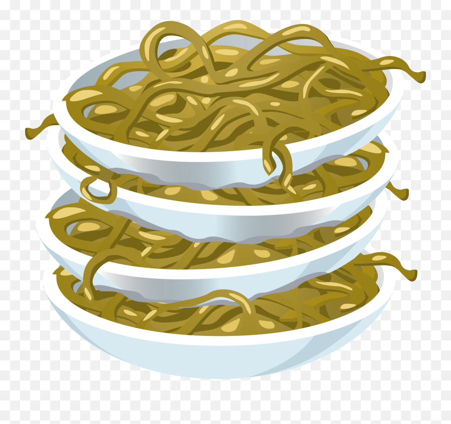 Fried Noodles In Dishes Stacked Up Emoji,Noodle Clipart