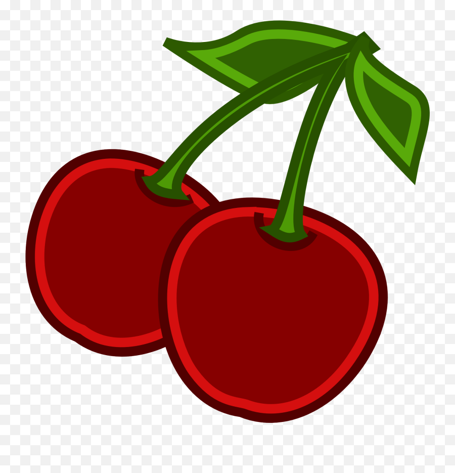 Cherries Clip Art At Clker - Cherry Clipart Emoji,Cherry Clipart