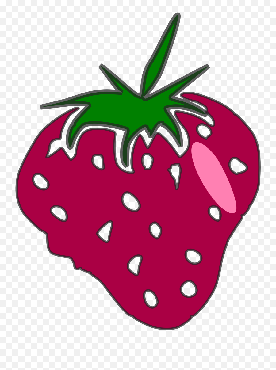 Clipartpicture Of Pink Sweet Strawberry Free Image Download Emoji,Vitamin Clipart